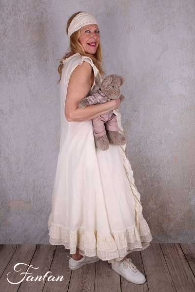 Les Ours Robe Ancolie en Coton Ecru
