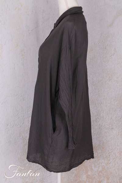 Privatsachen Blouse coton égyptien froissé Kampfaber Muskat