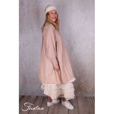 Les Ours Chemise Carola en Etamine Rose