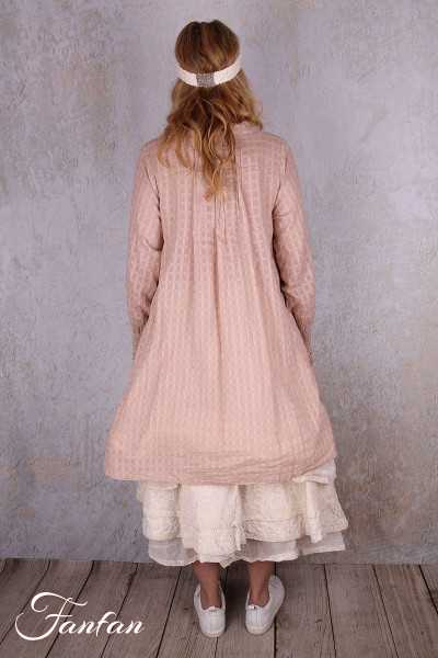 Les Ours Chemise Carola en Etamine Rose