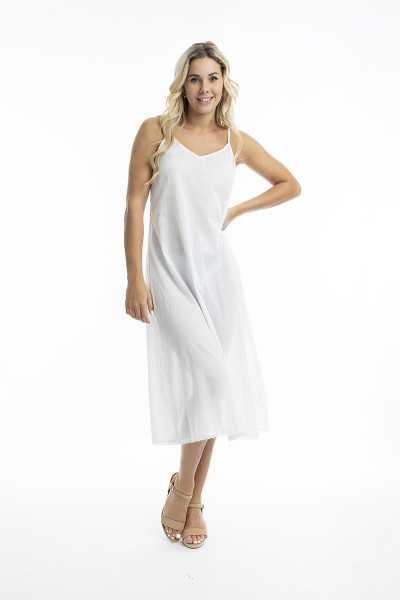 Orientique Naturally Fond de robe Long MS25 White