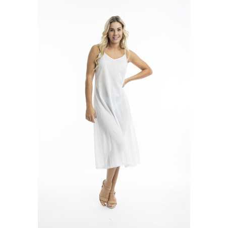 Orientique Naturally Fond de robe Long MS25 White