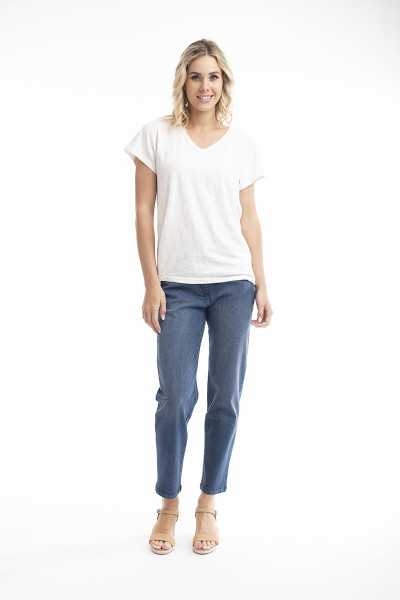 Orientique Naturally Pantalon Denim Dark 9619