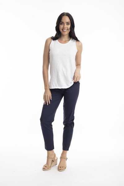 Orientique Naturally Pantacourt Bangalene Navy 5616