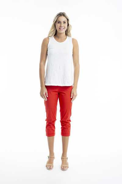 Orientique Naturally Pantacourt Bangalene Scarlet 5615