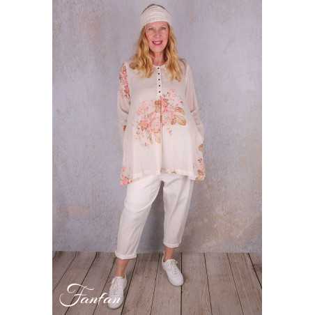 Les Ours Chemise Camila en Coton Fleurs