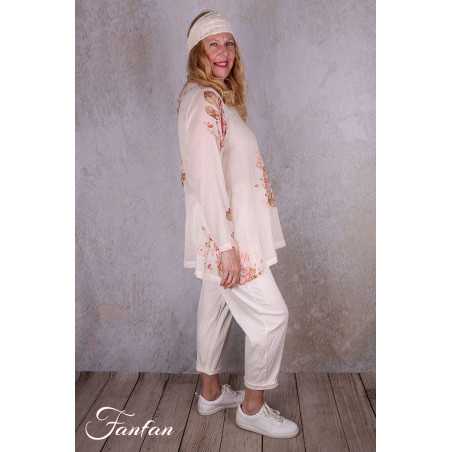 Les Ours Chemise Camila en Coton Fleurs