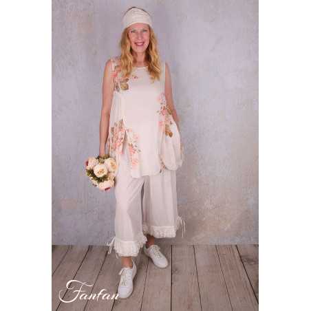 Les Ours Tunique Achille en Coton Fleurs