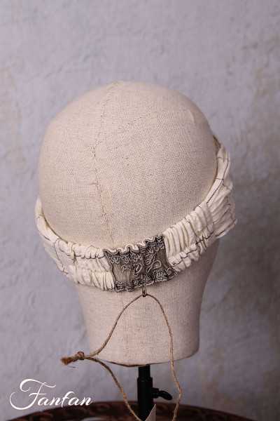 Les Ours headband Checked