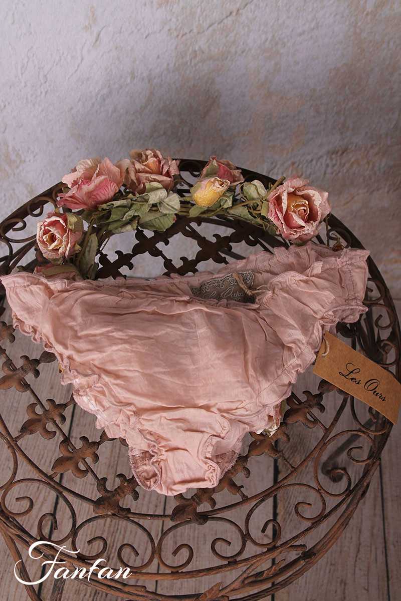 Les Ours culotte en coton rose