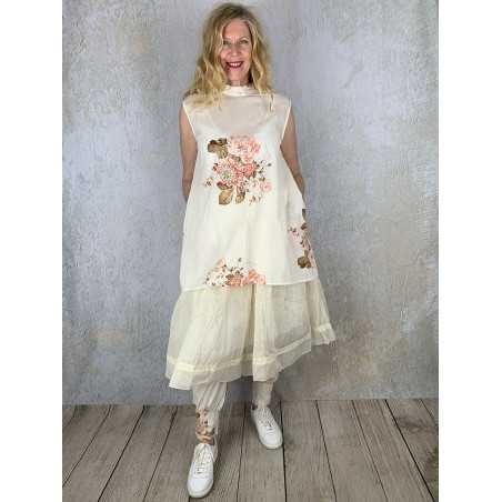 Les Ours Tunique Gabin en Coton Fleurs