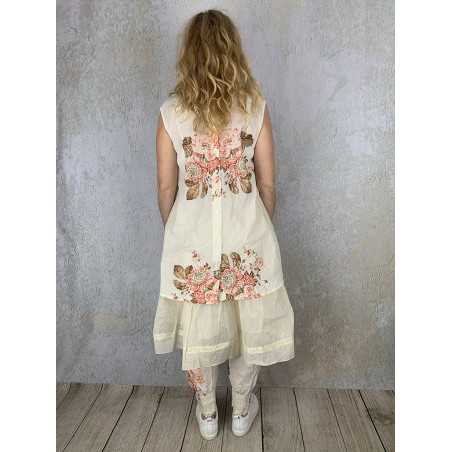 Les Ours Tunique Gabin en Coton Fleurs