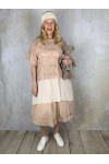 Les Ours Tunique Agatha en coton Broderie Rose