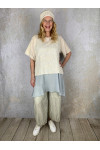 Les Ours Tunique Agatha en coton Broderie Ecru