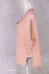 Les Ours Debardeur Eliad en Maille Rose