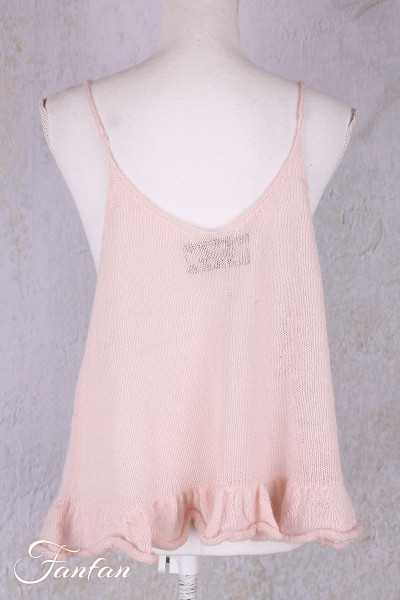 Les Ours Top Doudou en Maille Rose