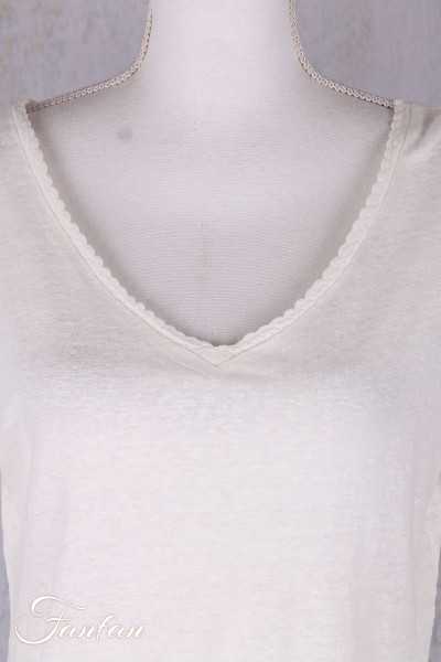 Les Ours T-Shirt Noe en Lin Ecru