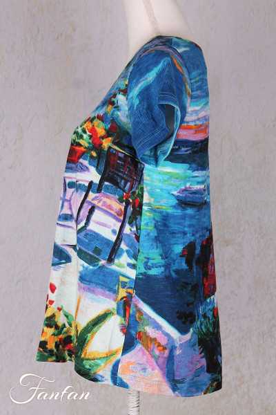 Orientique Naturally T-shirt Contemporary 22990 Santorini