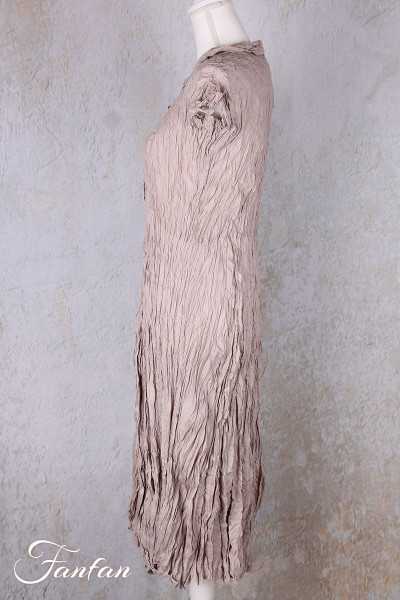 Privatsachen Robe en soie froissée Mineralter Kiesel