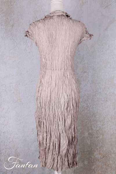 Privatsachen Robe en soie froissée Mineralter Kiesel