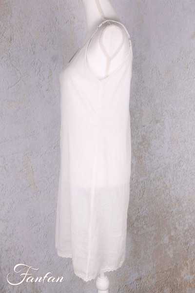 Orientique Naturally Fond de robe Court LS25 Blanc