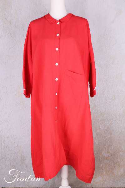Barbara Lang Chemise longue IRA X Rouge