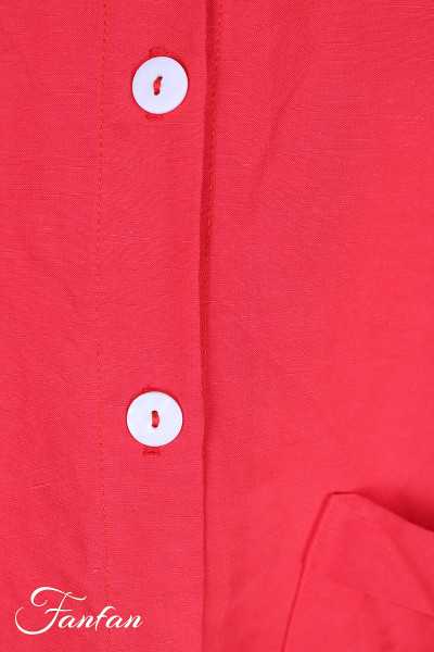 Barbara Lang Chemise longue IRA X Rouge