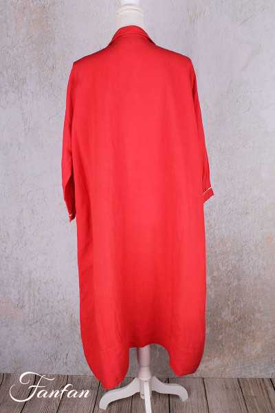 Barbara Lang Chemise longue IRA X Rouge