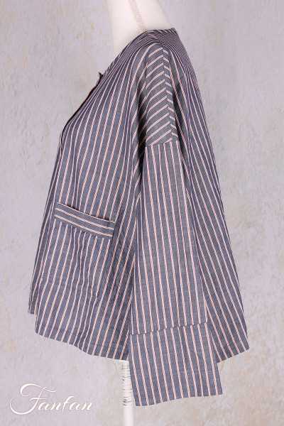 Barbara Lang veste courte Zuma VIIa rayé