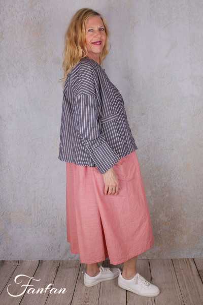 Barbara Lang veste courte Zuma VIIa rayé