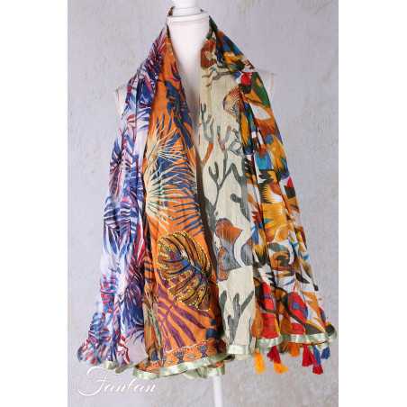 Hypnochic Grand Foulard patchwork fantaisie A