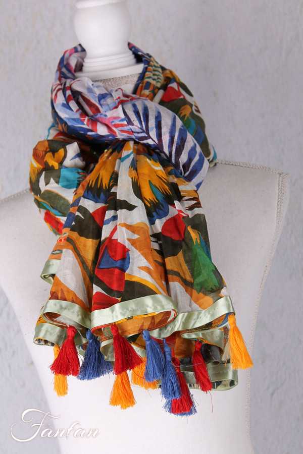 Hypnochic Grand Foulard patchwork fantaisie A