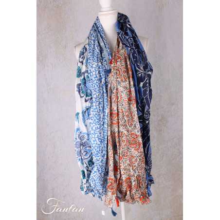 Hypnochic Grand Foulard patchwork fantaisie H