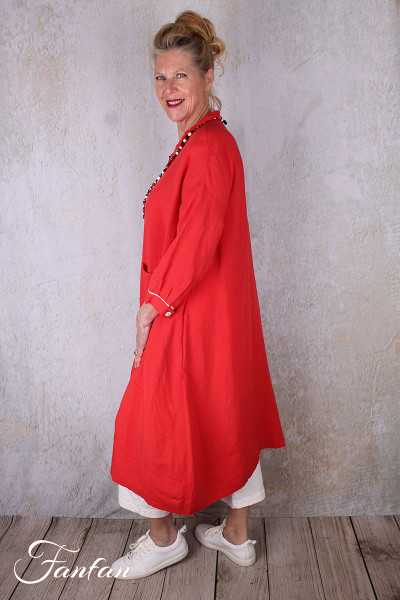 Barbara Lang Chemise longue IRA X Rouge