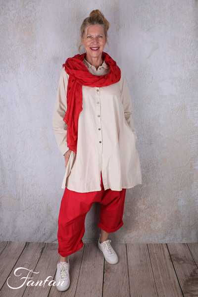 Privatsachen Blouse Saagerat coton popeline Stroh