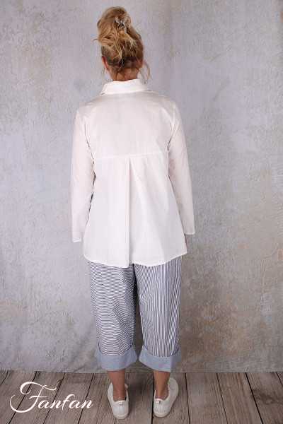 Barbara Lang Chemise TEX II Écru