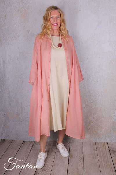 Privatsachen Manteau Punktür Lotus Ramie