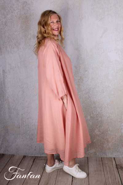 Privatsachen Manteau Punktür Lotus Ramie