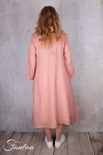 Privatsachen Manteau Punktür Lotus Ramie