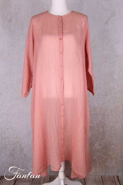 Privatsachen Manteau Punktür Lotus Ramie