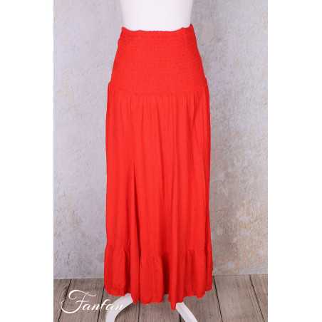 Orientique Naturally Robe Jupe Dobby Scarlet 81315