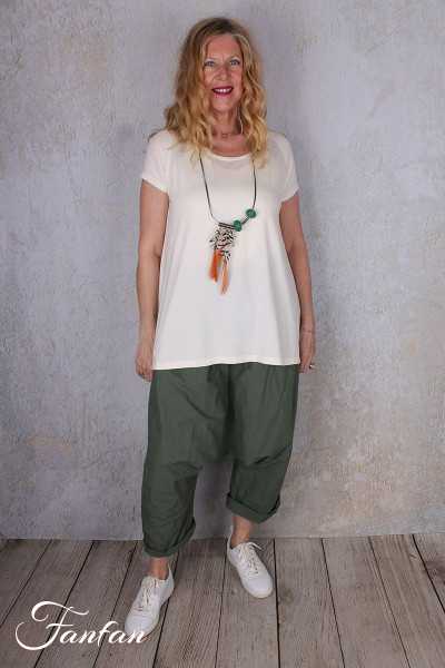 Privatsachen Blouse Kokondens en Tencel Schnee