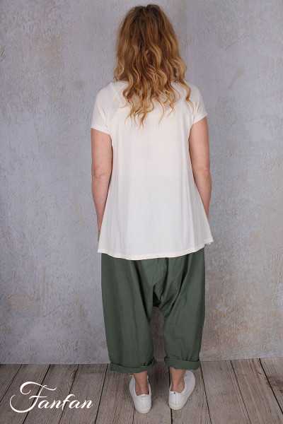 Privatsachen Blouse Kokondens en Tencel Schnee