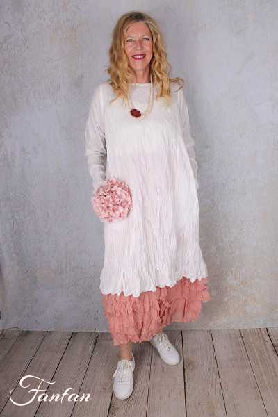 Privatsachen Robe Institat Schnee coton égyptien froissé