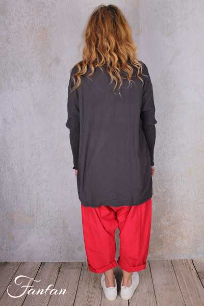 Privatsachen Blouse coton égyptien froissé Kampfaber Muskat