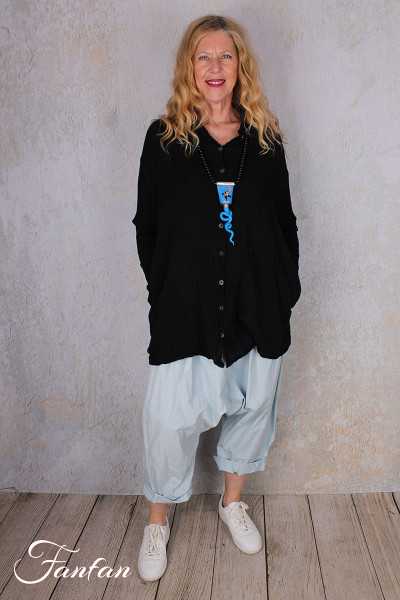 Privatsachen Blouse coton égyptien froissé Kampfaber Kaviar