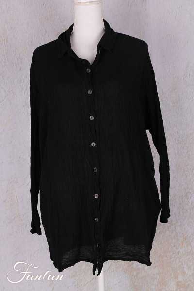 Privatsachen Blouse coton égyptien froissé Kampfaber Kaviar