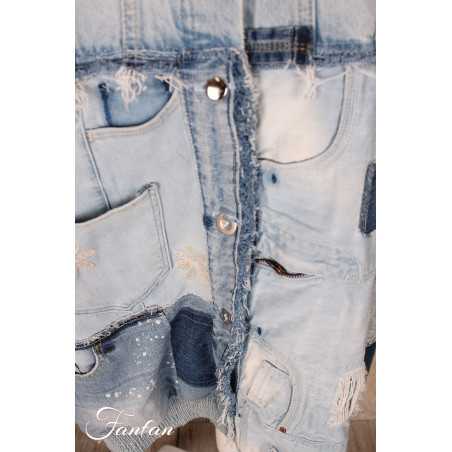 Créateur Sue Manteau en jean original
