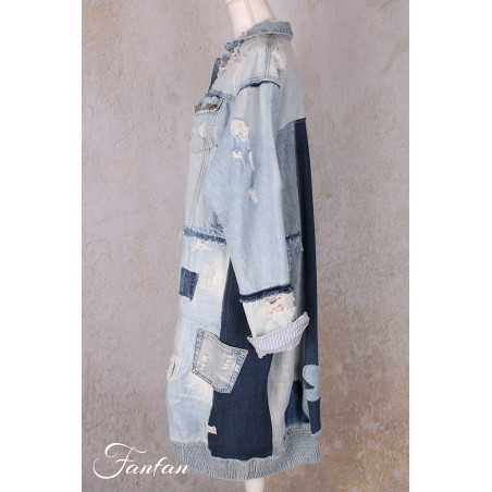 Créateur Sue Manteau en jean original