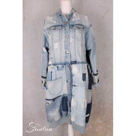 Créateur Sue Manteau en jean original